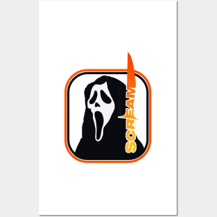 scream VI  (Scream 6)  scary horror movie graphic design by ironpalette Posters and Art